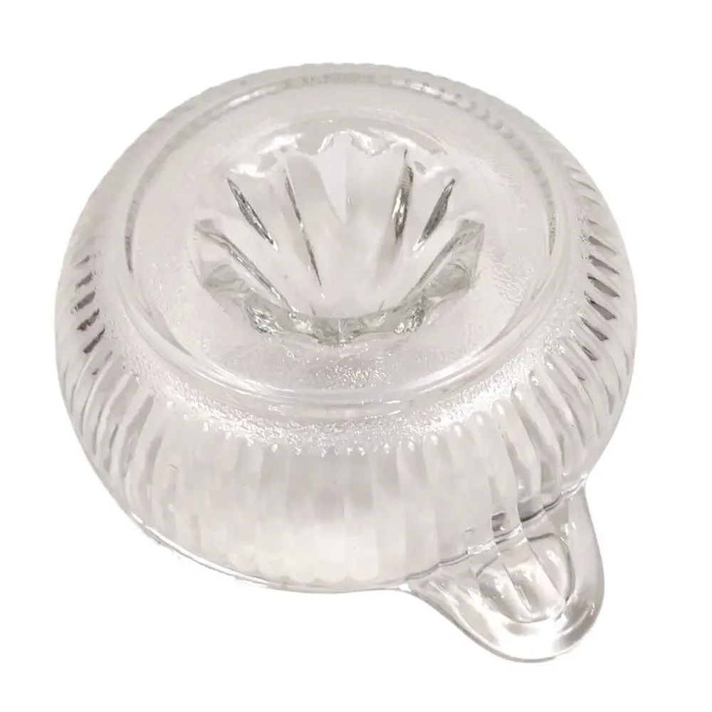 Vintage Clear Glass Citrus Juicer Reamer 6